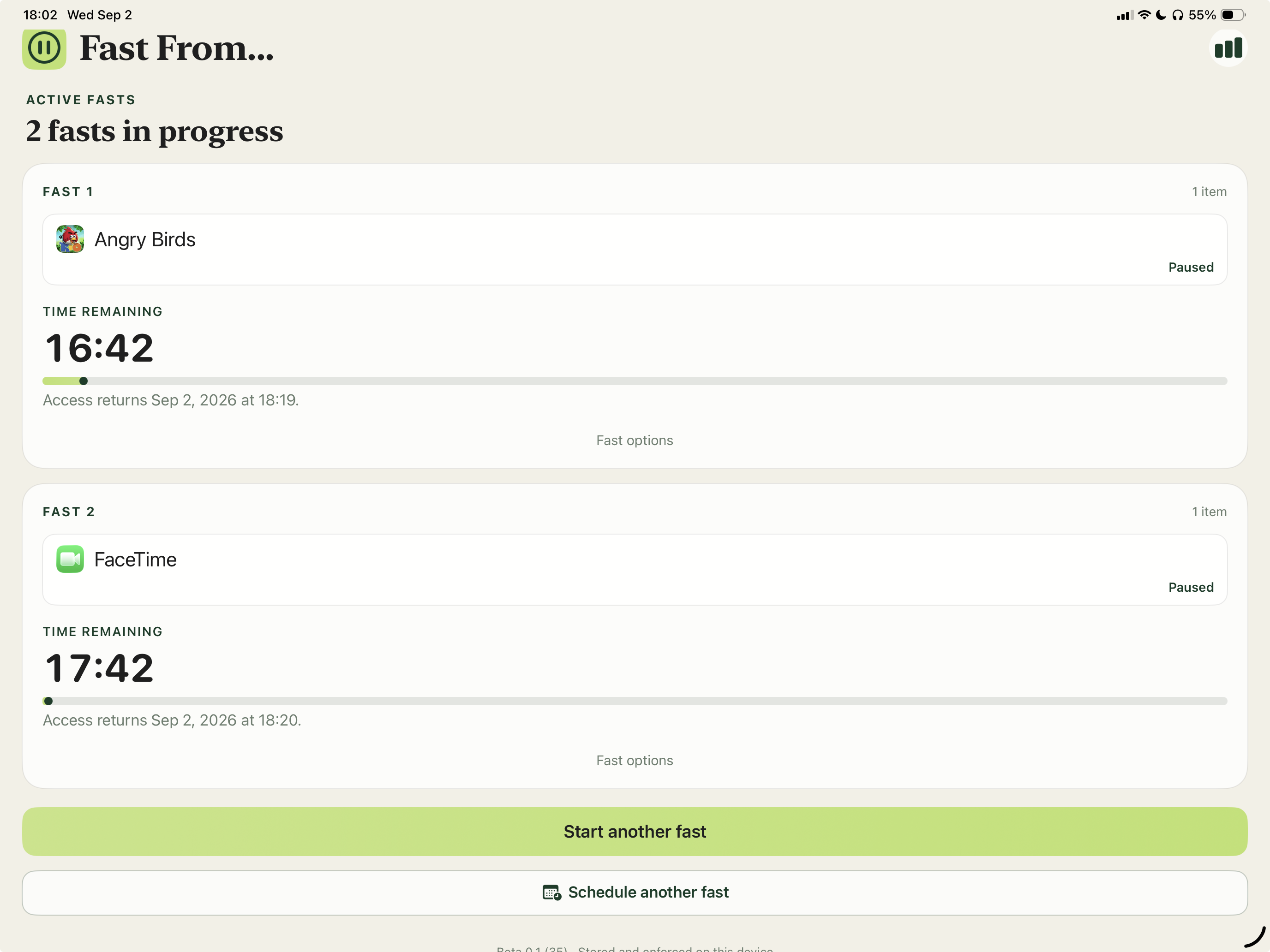 Fast From for iPad in Fast From